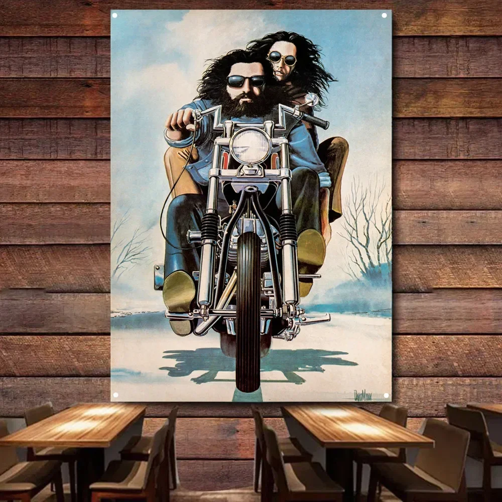 Couple Riders Motorcycle Flag Banner Vintage Wall Decor Poster Car Painting For Garage Man Cave Bar Club Pub Gift for Cyclists
Couple Riders Motorcycle Flag Banner Vintage Wall Decor Poster Car Painting For Garage Man Cave Bar Club Pub Gift for Cyclists