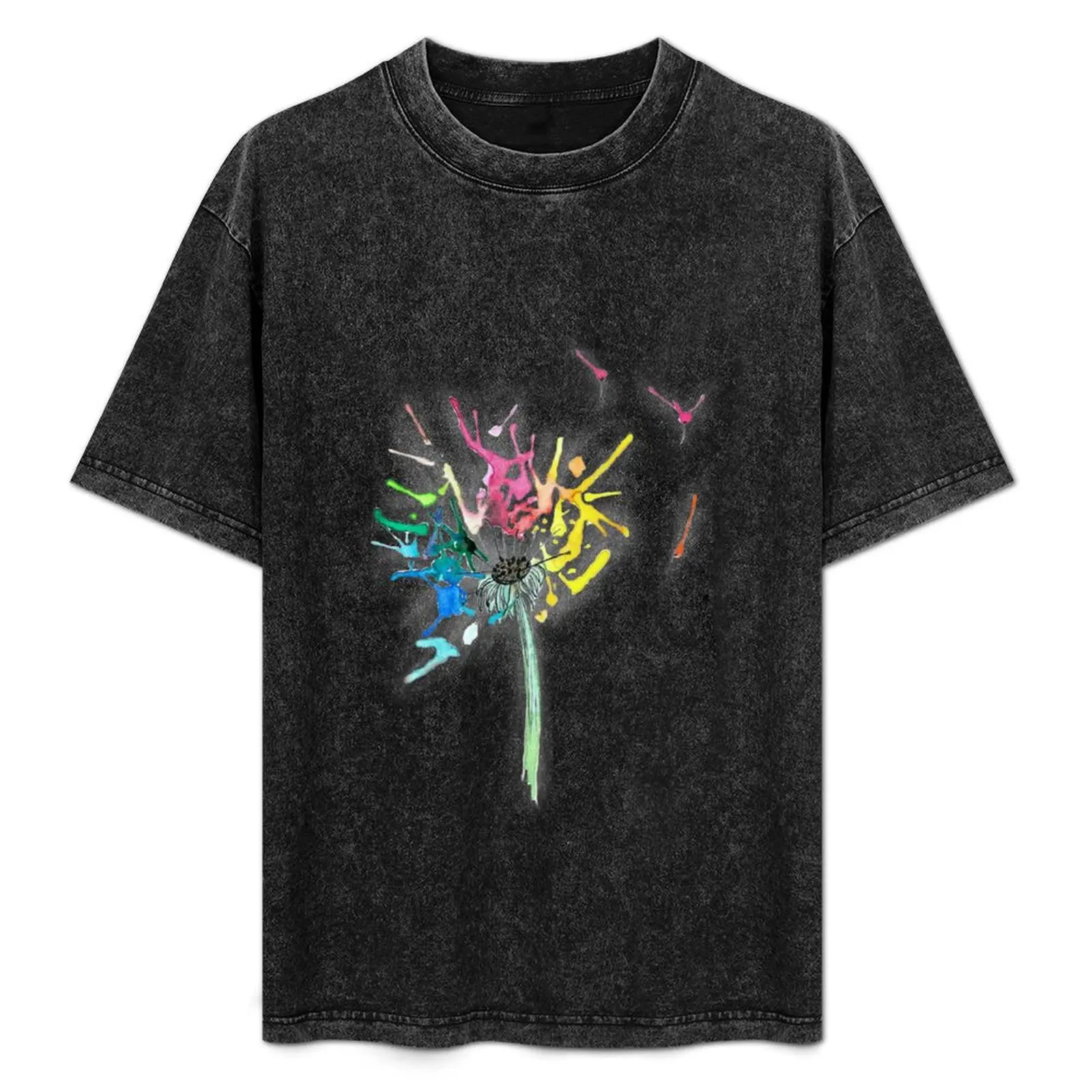 Pusteblume Kunterbunt T-Shirt Retro Style Print Casual Top
Pusteblume Kunterbunt T-Shirt Retro Style Print Casual Top