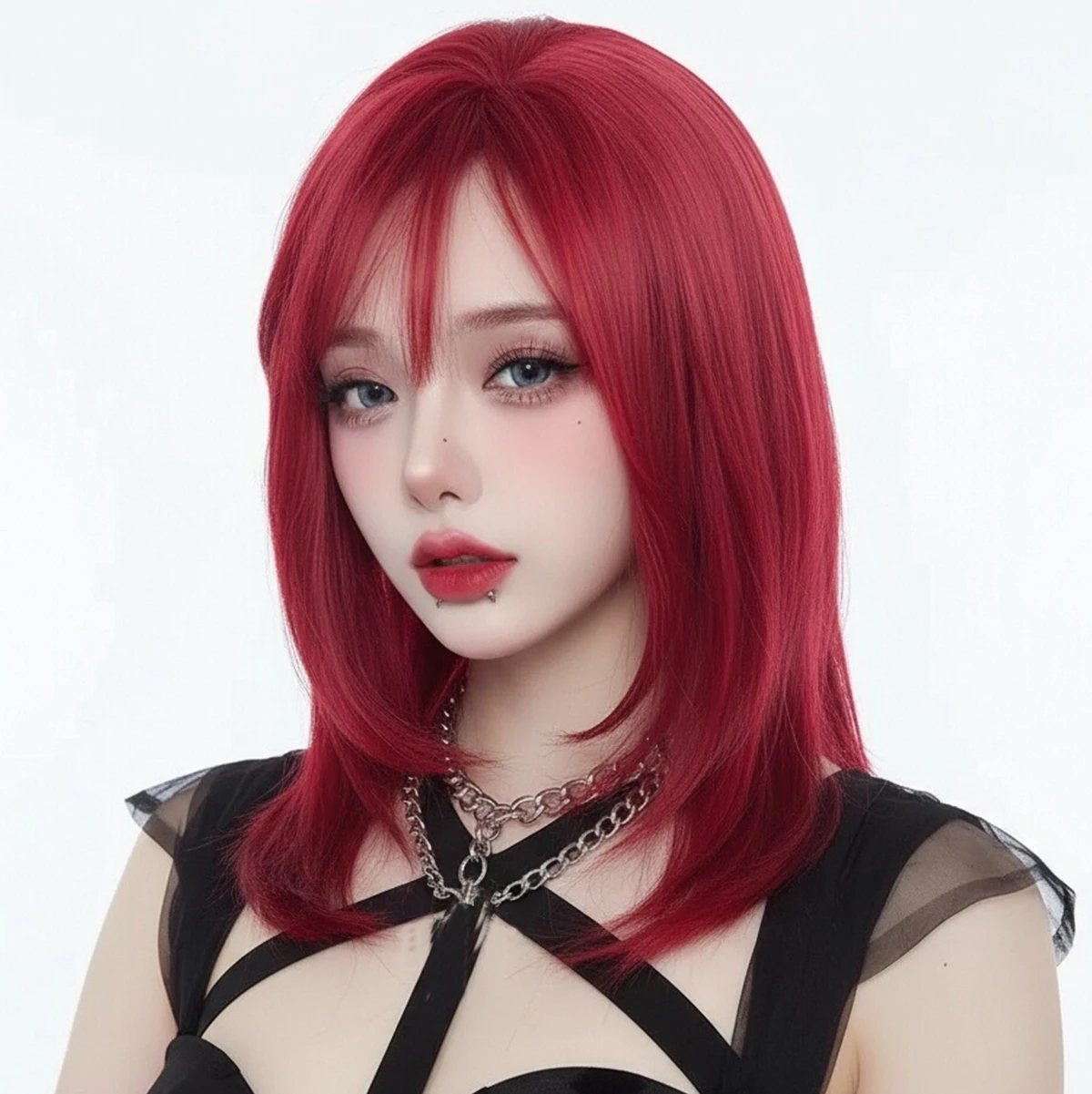 Короткий красный синтетический прямой женский парик с челкой Лолита, пушистый термостойкий парик для косплея для повседневной вечеринки
Короткий красный синтетический прямой женский парик с челкой Лолита, пушистый термостойкий парик для косплея для повседневной вечеринки