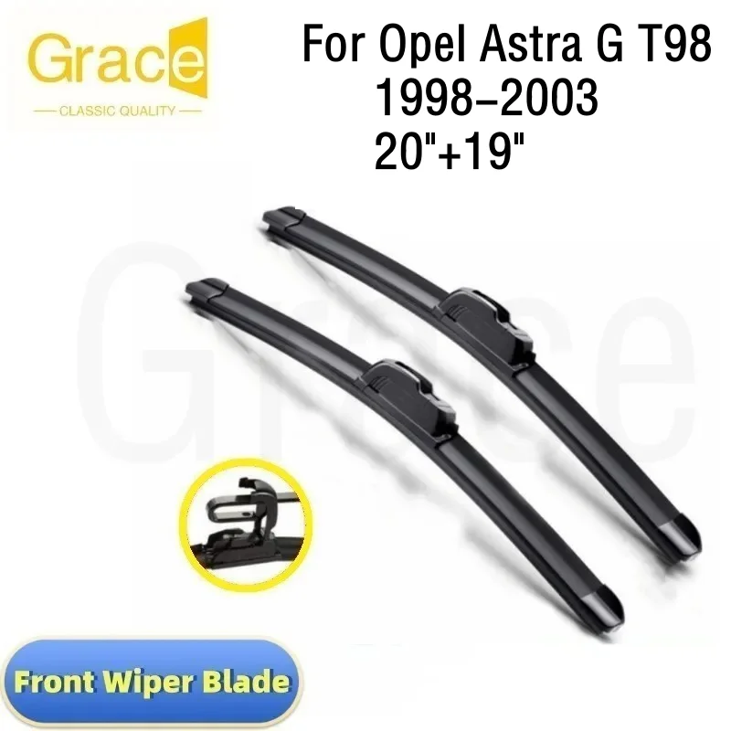 Wiper Blade For Opel Astra G T98 20"+19" Car Windshield Windscreen Rubber 1998 1999 2000 2001 2002 2003
Wiper Blade For Opel Astra G T98 20"+19" Car Windshield Windscreen Rubber 1998 1999 2000 2001 2002 2003