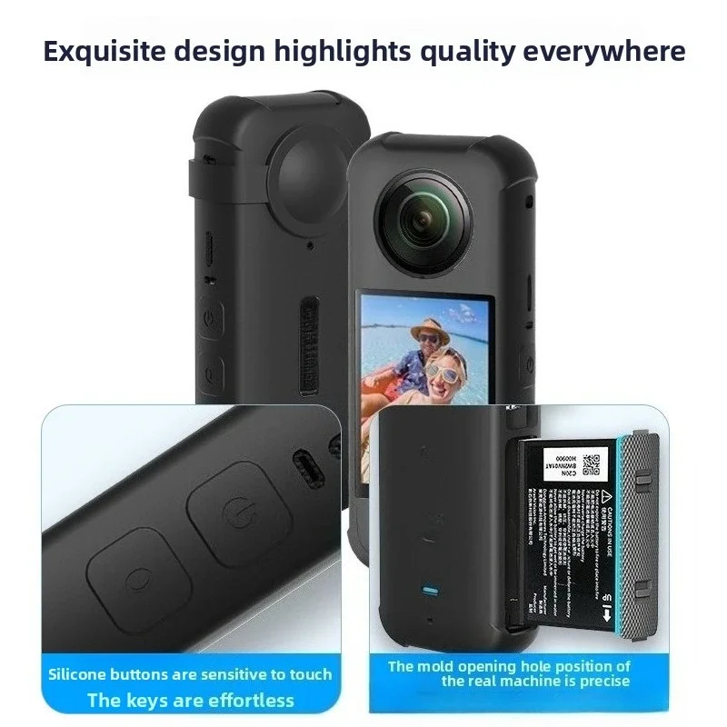 For Insta360 X3 Action Cam - Waterproof Silicone Protective Cover Dust & Drop Resistant
For Insta360 X3 Action Cam - Waterproof Silicone Protective Cover Dust & Drop Resistant