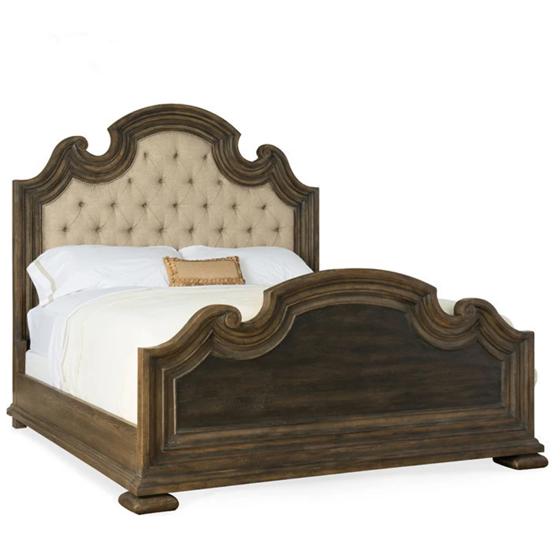 All solid wood retro old linen soft bag headboard oak wedding bed 1.8 meters custom
All solid wood retro old linen soft bag headboard oak wedding bed 1.8 meters custom