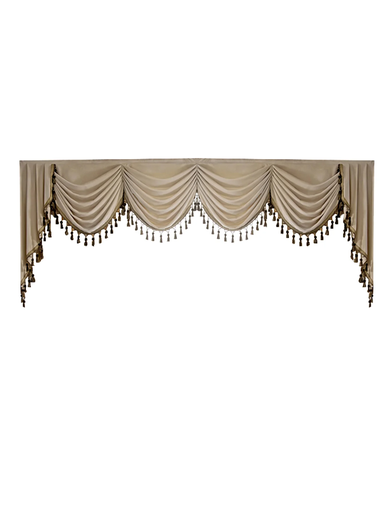 Luxury Velvet Swag Valance with Tassels, French Style Window Curtain Topper for Living Room & Bedroom (Curtains Not Included)
Luxury Velvet Swag Valance with Tassels, French Style Window Curtain Topper for Living Room & Bedroom (Curtains Not Included)
