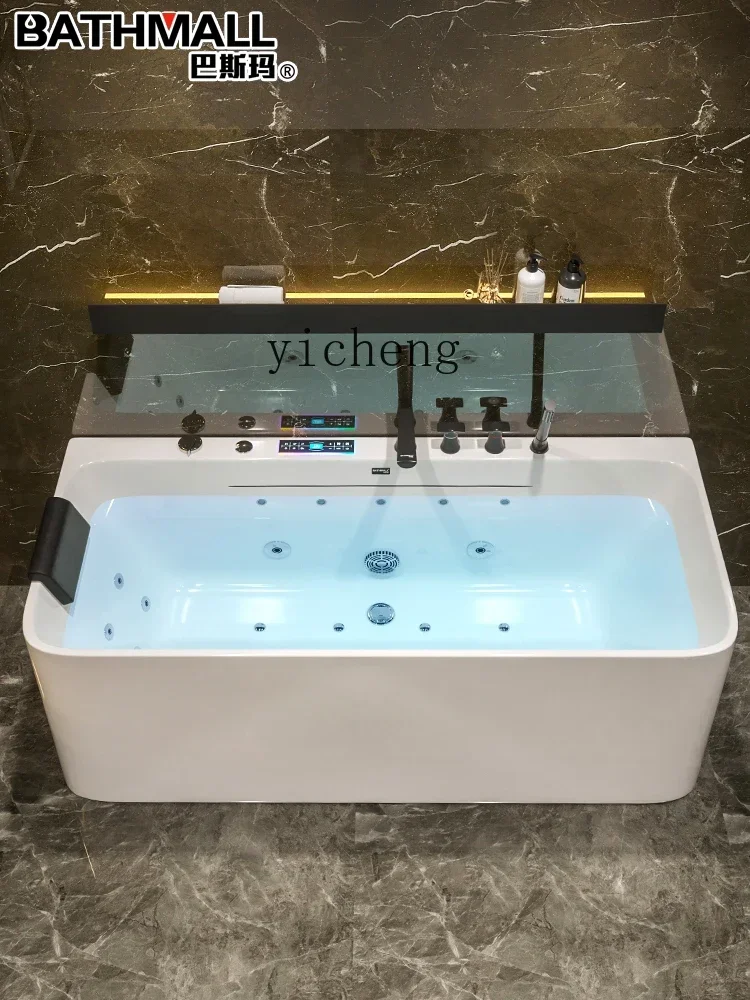 Acrylic Japanese-Style Smart Surfing Massage Constant Temperature Square Thin Edge Bathtub Basin
Acrylic Japanese-Style Smart Surfing Massage Constant Temperature Square Thin Edge Bathtub Basin