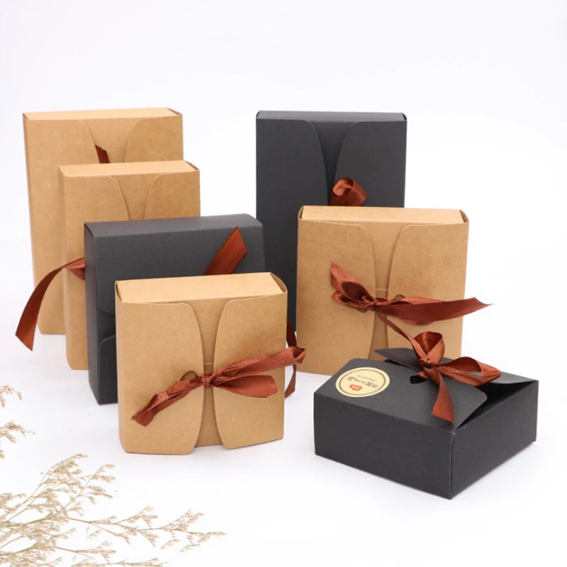 Kraft Paper Gift Box Cookie Candy Cake Baking Packaging Gift Boxes Square Foldable Black Cardboard Packing Boxes
Kraft Paper Gift Box Cookie Candy Cake Baking Packaging Gift Boxes Square Foldable Black Cardboard Packing Boxes