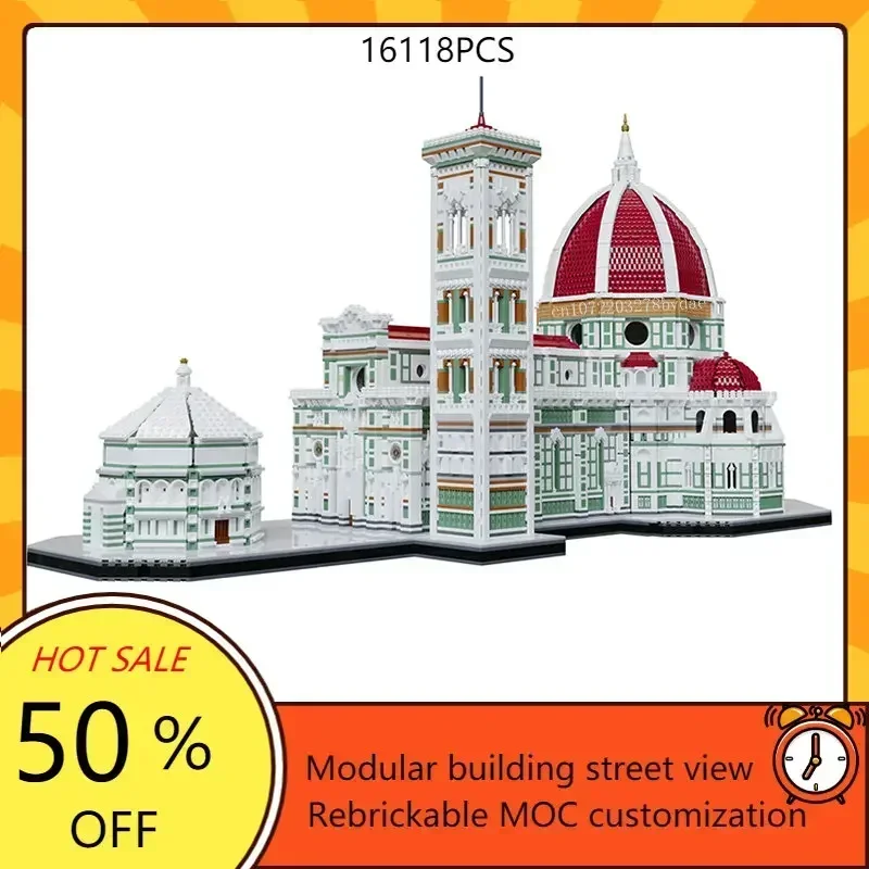 Florence Cathedral Custom MOC Creative street view Architecture DIY Education Assembly Puzzle Children birthday Toys Gifts
Florence Cathedral Custom MOC Creative street view Architecture DIY Education Assembly Puzzle Children birthday Toys Gifts