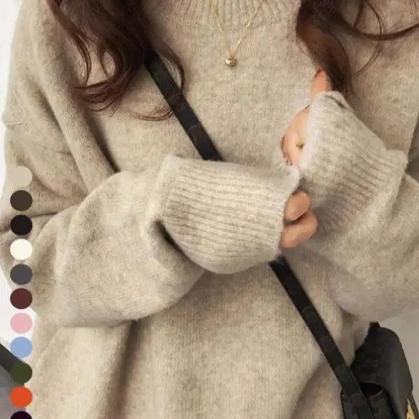 Мужской вязаный длинный свитер свеч однотонного цвета, женский длинный свеч с воротником-стойкой, трансграничный новый воротник-стойка Ciwalk
Мужской вязаный длинный свитер свеч однотонного цвета, женский длинный свеч с воротником-стойкой, трансграничный новый воротник-стойка Ciwalk