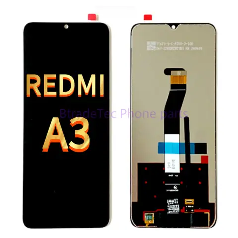 Original For Xiaomi Redmi A3 23129RN51X LCD Display Screen Touch Digitizer Full Assembly