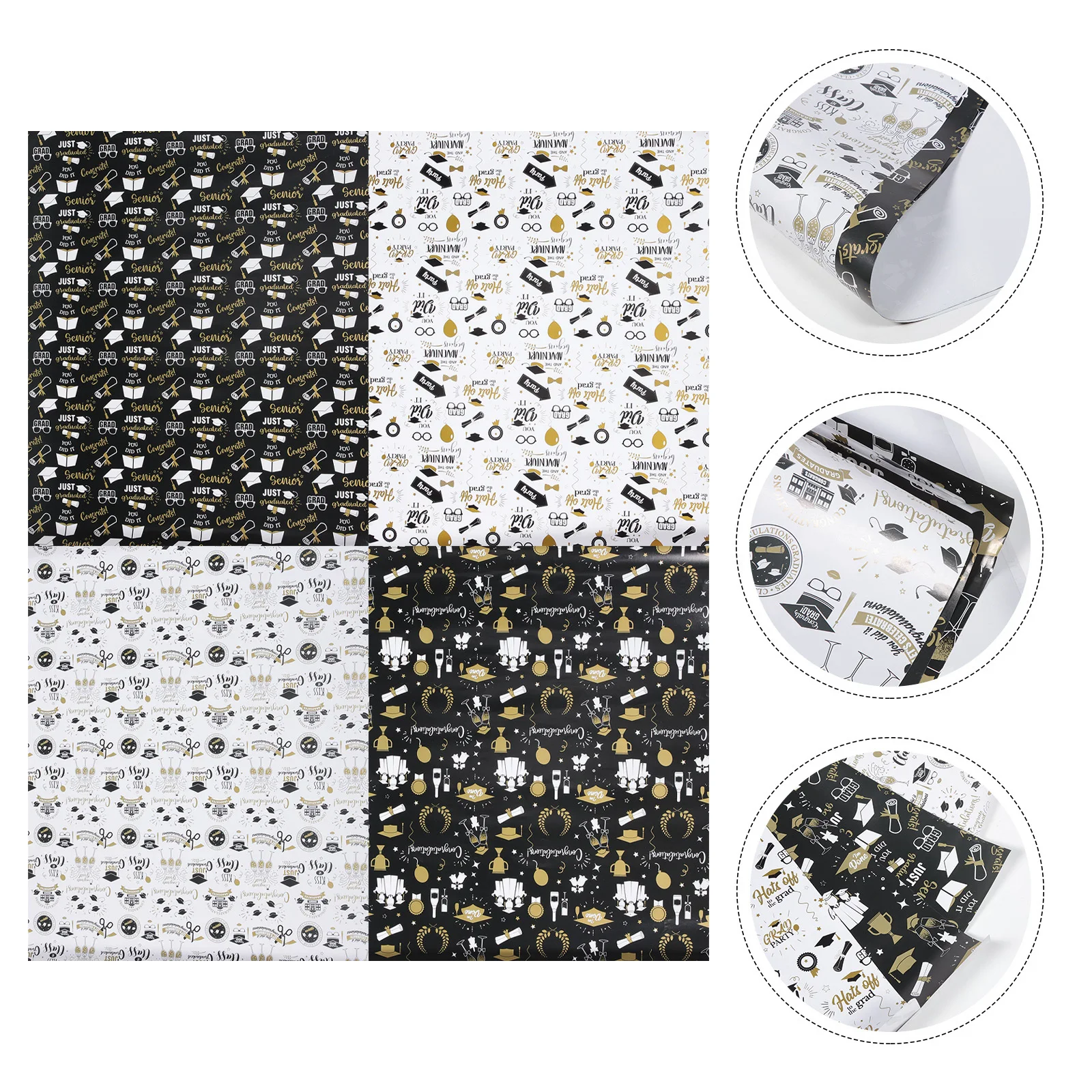 4Pcs Gift Wrapping Paper Exquisite Pattern Design Easy to Cut for Holiday Floral Projects Home Decorations Wrapping Paper
4Pcs Gift Wrapping Paper Exquisite Pattern Design Easy to Cut for Holiday Floral Projects Home Decorations Wrapping Paper