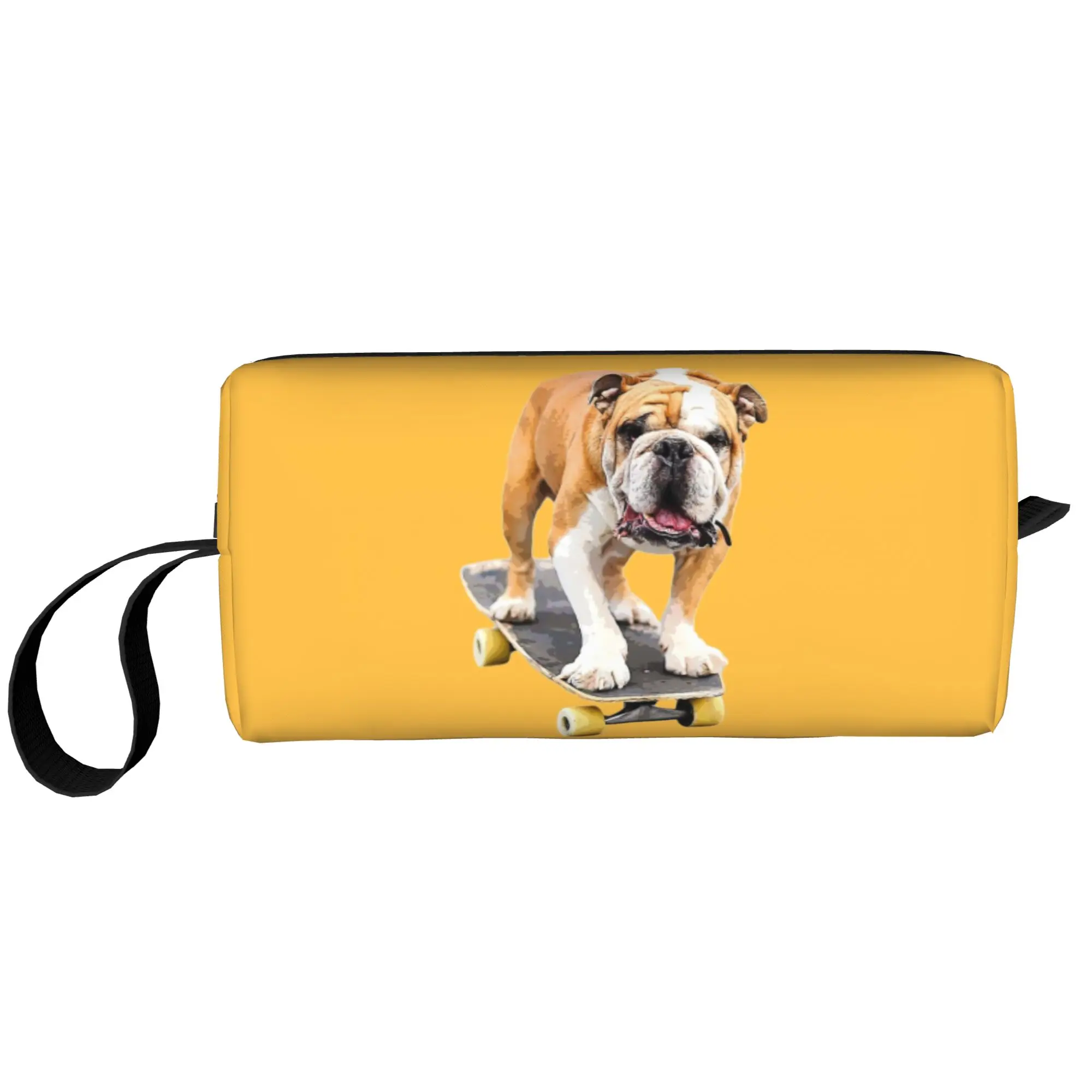 Bulldog On Skateboard Cute Puppy Dog Cosmetic Bag Cute Big Capacity Bulldog Pets Dog Makeup Case Beauty Storage Toiletry Bags
Bulldog On Skateboard Cute Puppy Dog Cosmetic Bag Cute Big Capacity Bulldog Pets Dog Makeup Case Beauty Storage Toiletry Bags