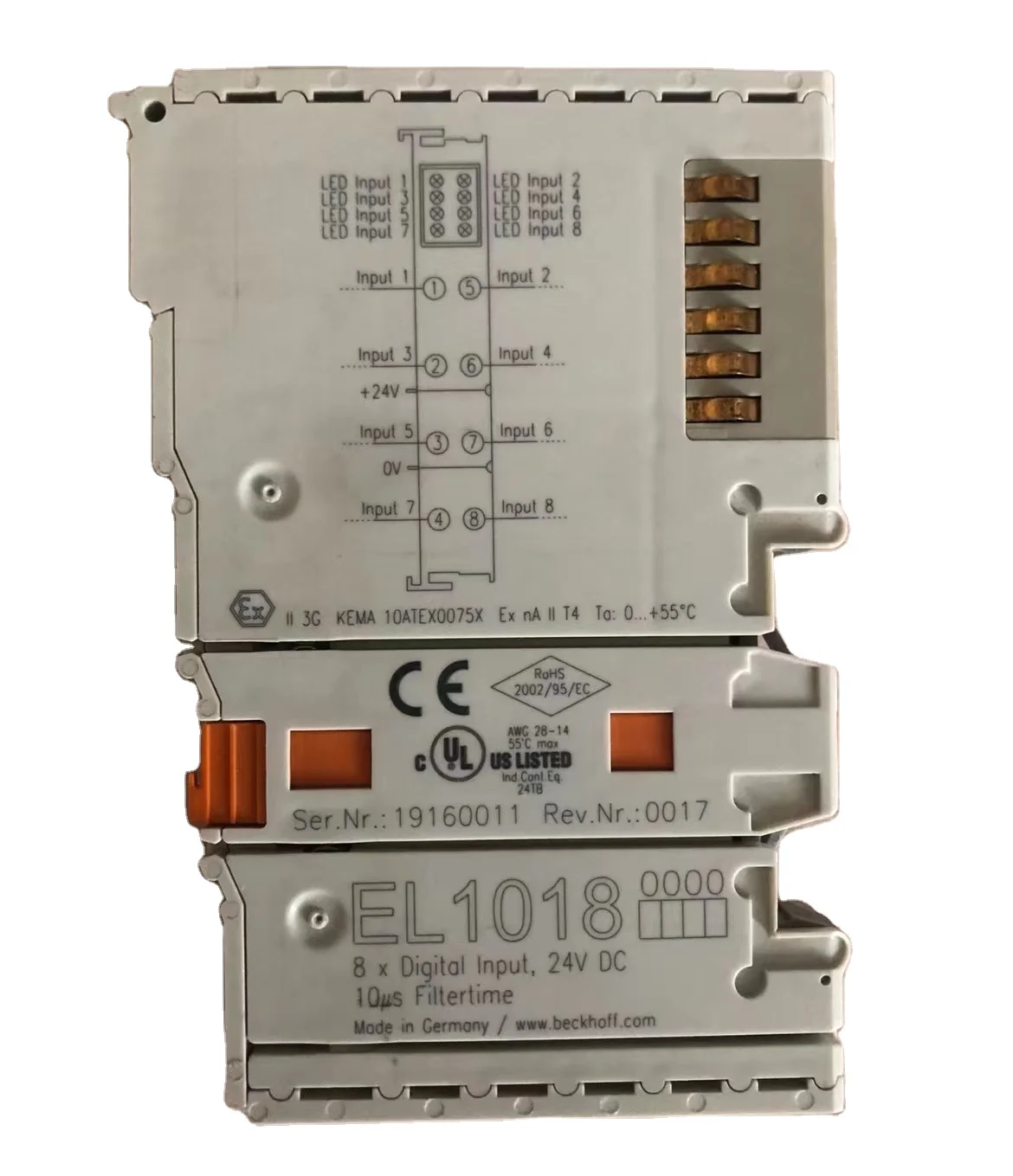 BECKHOFF EL1018 I/O Series Input Output Bus Terminals PLC Module New And Original
BECKHOFF EL1018 I/O Series Input Output Bus Terminals PLC Module New And Original