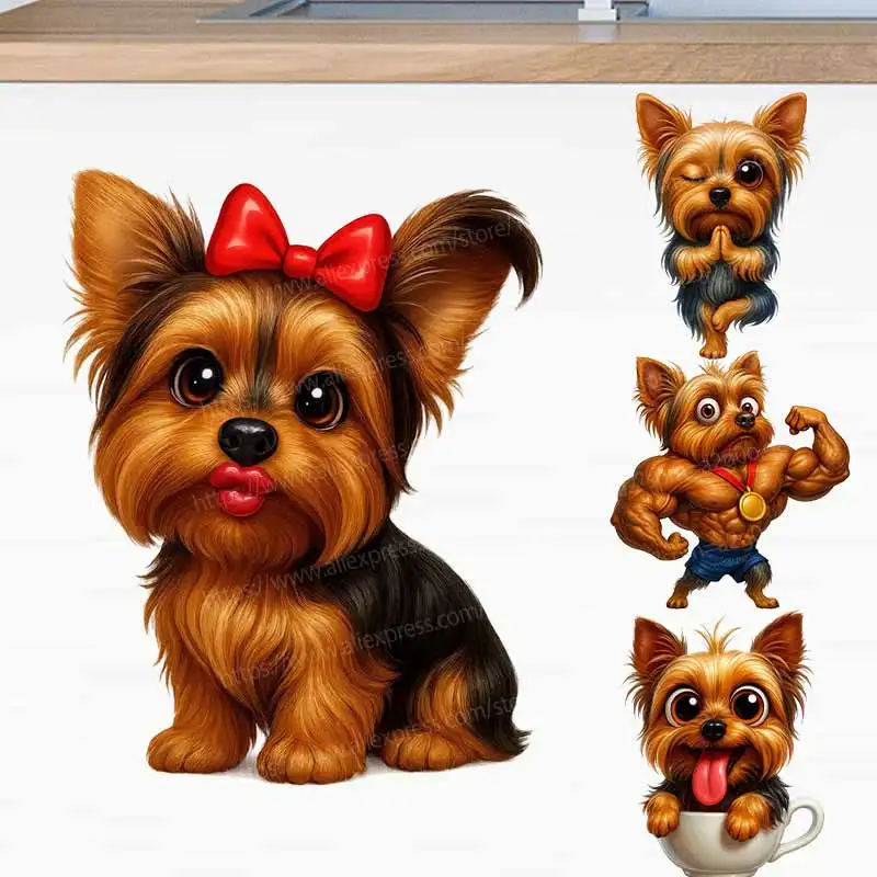 Funny Yorkshire terrier stickers living room bedroom bedroom kitchen stickers self-adhesive stickers
Funny Yorkshire terrier stickers living room bedroom bedroom kitchen stickers self-adhesive stickers