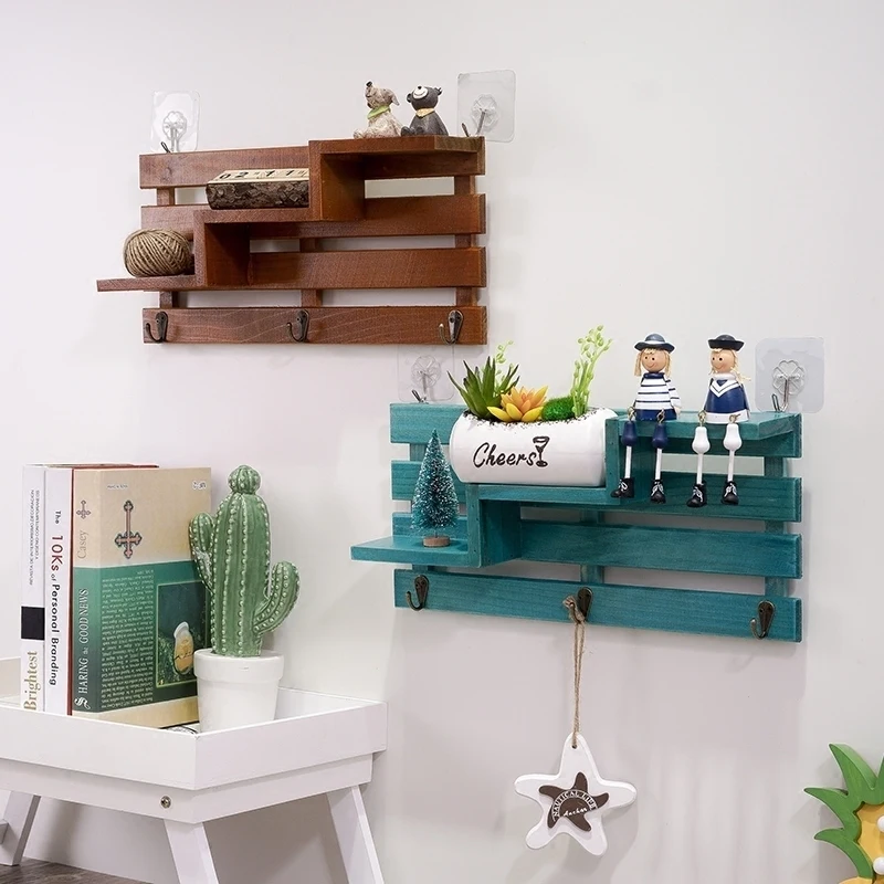 Solid Wood Wall Shelf Wall Mounted Retro Hanging Storage Rack Bathroom Shelves Kitchen Wall Shelf Home Decor Accessories
Solid Wood Wall Shelf Wall Mounted Retro Hanging Storage Rack Bathroom Shelves Kitchen Wall Shelf Home Decor Accessories