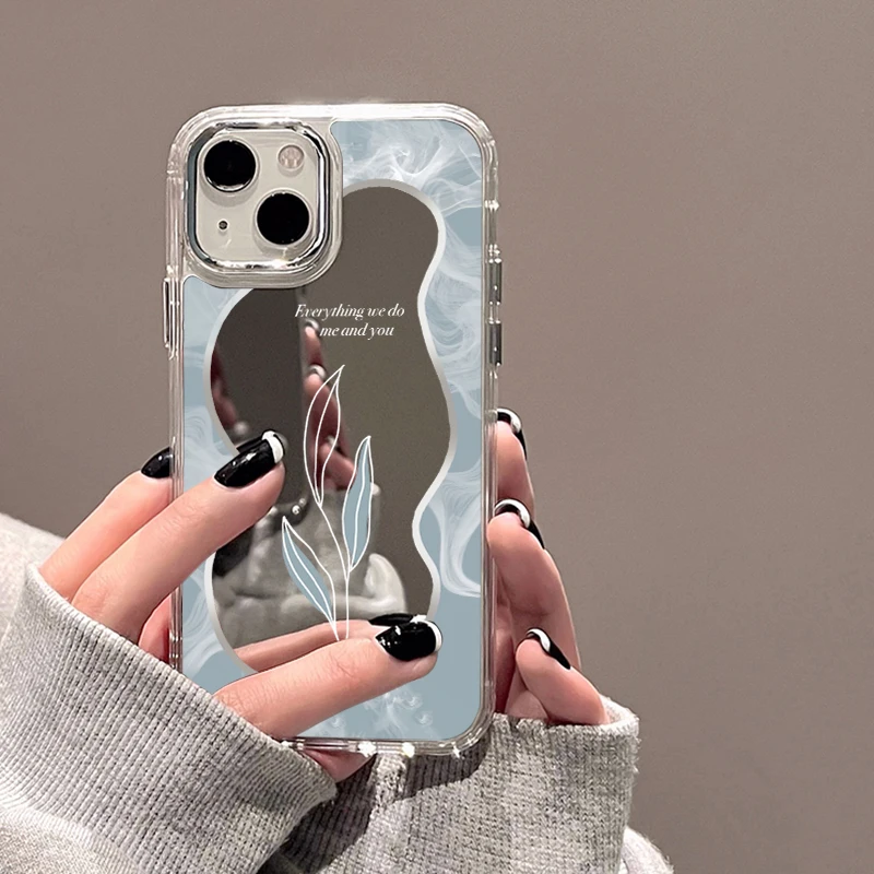 Fashion Back Mirror Case For Iphone 14 Pro Max 11 12 13 Pro Max X XR XS Max Leaf Fundas For Iphone 14 12 13 Pro Plating Cover
Fashion Back Mirror Case For Iphone 14 Pro Max 11 12 13 Pro Max X XR XS Max Leaf Fundas For Iphone 14 12 13 Pro Plating Cover