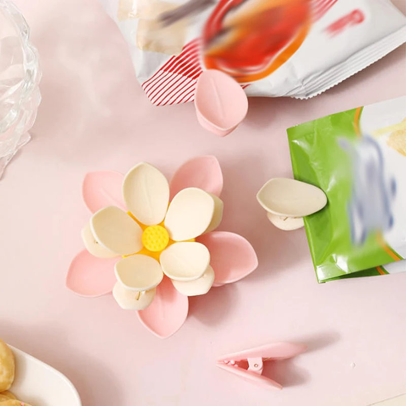 Magnetic Lotus Sealing Clips for Snacks 10 Pcs, Double-Layer Food-Safe Tongs, Refrigerator & Kitchen Storage Clips
Magnetic Lotus Sealing Clips for Snacks 10 Pcs, Double-Layer Food-Safe Tongs, Refrigerator & Kitchen Storage Clips