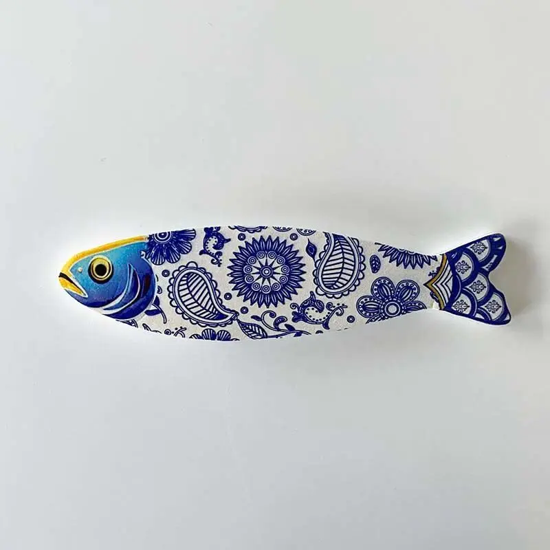Dutch style 3D resin refrigerator sticker displaying blue blue and white porcelain floral fish shaped patterns
Dutch style 3D resin refrigerator sticker displaying blue blue and white porcelain floral fish shaped patterns