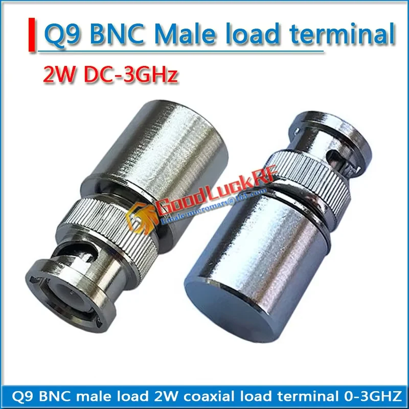 High-quality Q9 BNC Male load 2W 0-3GHZ DC-3GHz DC-6GHz 50 ohm coaxial Termination DUMMY load Low standing wave Brass
High-quality Q9 BNC Male load 2W 0-3GHZ DC-3GHz DC-6GHz 50 ohm coaxial Termination DUMMY load Low standing wave Brass