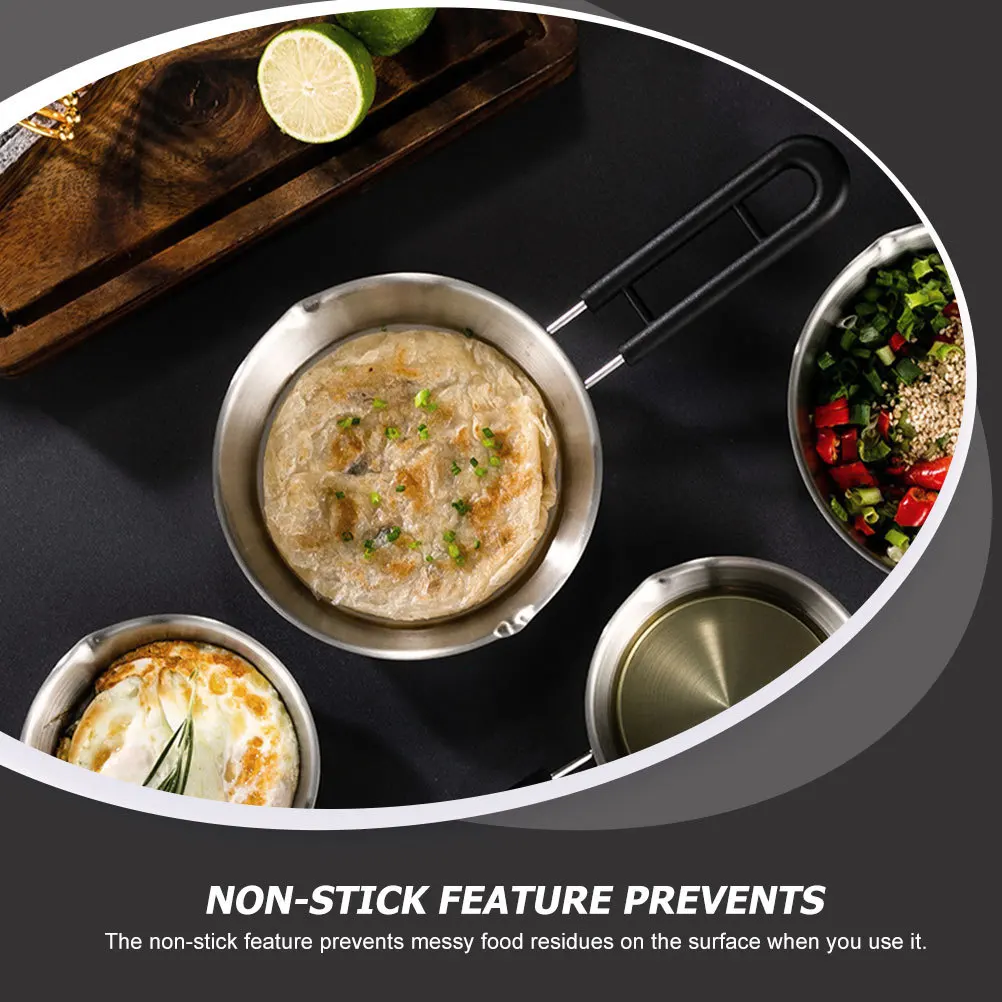 Stainless Steel Frying Pan 20Cm Nonstick Flat Bottom Egg Pancake Omelet Cookware for Gas Ceramic Stoves Kitchen Breakfast Pan
Stainless Steel Frying Pan 20Cm Nonstick Flat Bottom Egg Pancake Omelet Cookware for Gas Ceramic Stoves Kitchen Breakfast Pan