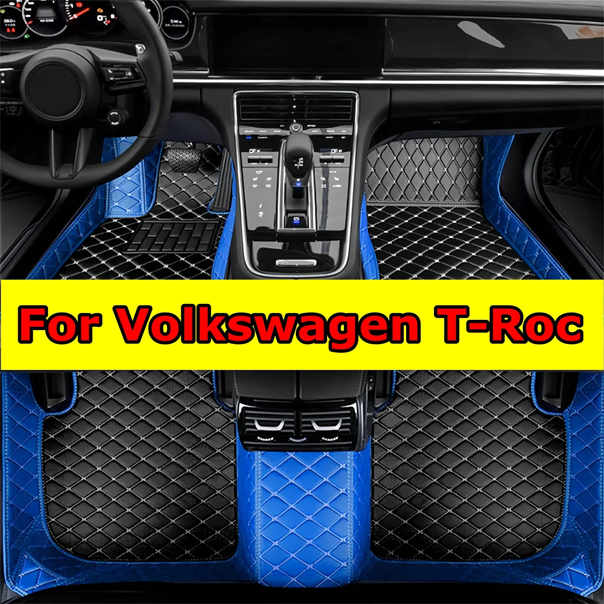 Автомобильные коврики на заказ для VW Volkswagen T-Roc A11 AC7 2018 2019 2020, покрывающий коврик, Водонепроницаемые кожаные напольные коврики
Автомобильные коврики на заказ для VW Volkswagen T-Roc A11 AC7 2018 2019 2020, покрывающий коврик, Водонепроницаемые кожаные напольные коврики