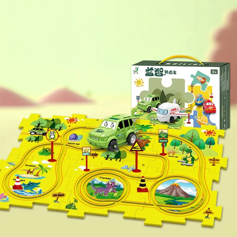 15Pcs Set STEM Kids DIY Track Car Set with City Scene Puzzle Electric Racing Vehicle Toy Educational Play Gift for Toddler Boys
15Pcs Set STEM Kids DIY Track Car Set with City Scene Puzzle Electric Racing Vehicle Toy Educational Play Gift for Toddler Boys