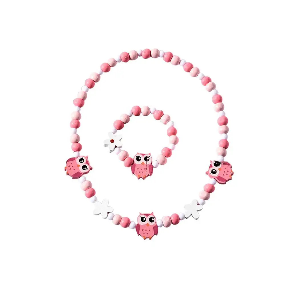 Wooden Bracelet Necklace Set Kids Beaded Animal Shape Cartoon Bamboo Child Long Lasting Use Birthday Gift
Wooden Bracelet Necklace Set Kids Beaded Animal Shape Cartoon Bamboo Child Long Lasting Use Birthday Gift