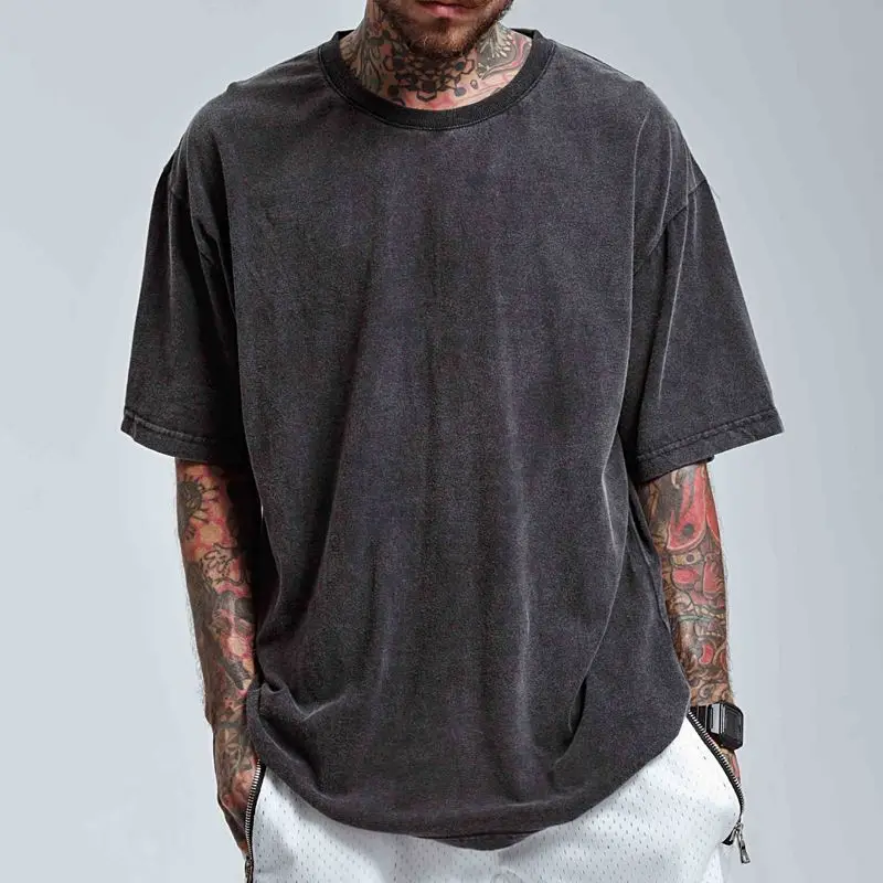 Американская тяжелая потертая футболка для мужчин и женщин, летняя повседневная свободная и модная футболка из чистого хлопка в стиле ретро
Американская тяжелая потертая футболка для мужчин и женщин, летняя повседневная свободная и модная футболка из чистого хлопка в стиле ретро
