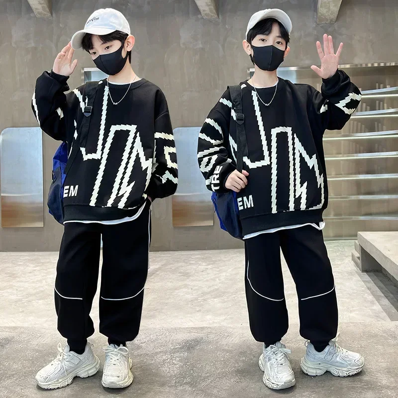 2pcs Children's Clothing Boys' Sets Spring and Autumn Clothes Set 2025 New Cool and Handsome Casual Kids Hoodie Two-piece Set
2pcs Children's Clothing Boys' Sets Spring and Autumn Clothes Set 2025 New Cool and Handsome Casual Kids Hoodie Two-piece Set