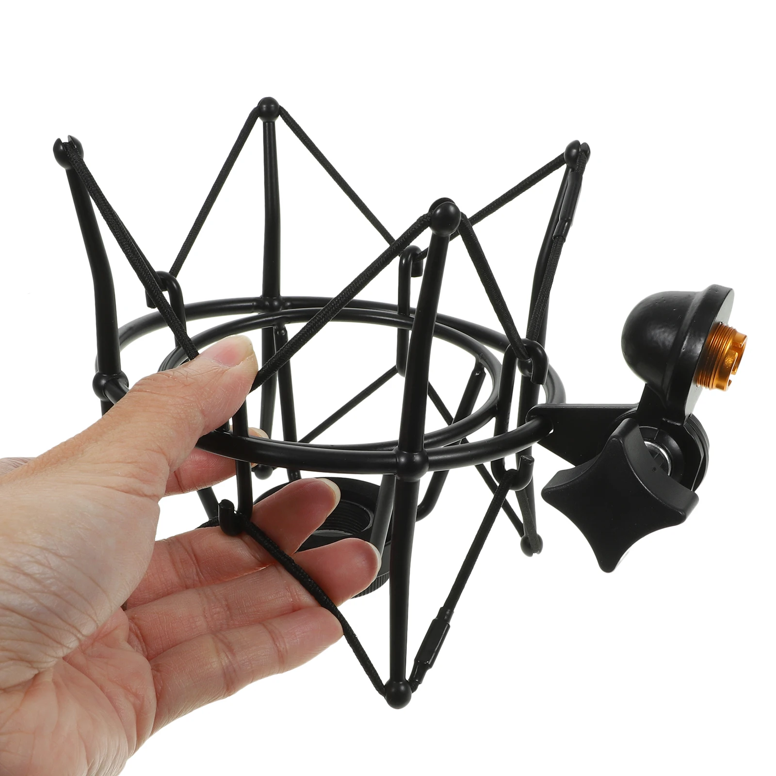 Microphone Shockproof Stand Metal Suspension Frame Clip Holder Mount for Condenser Large Diaphragm Studio Broadcasting Recording
Microphone Shockproof Stand Metal Suspension Frame Clip Holder Mount for Condenser Large Diaphragm Studio Broadcasting Recording