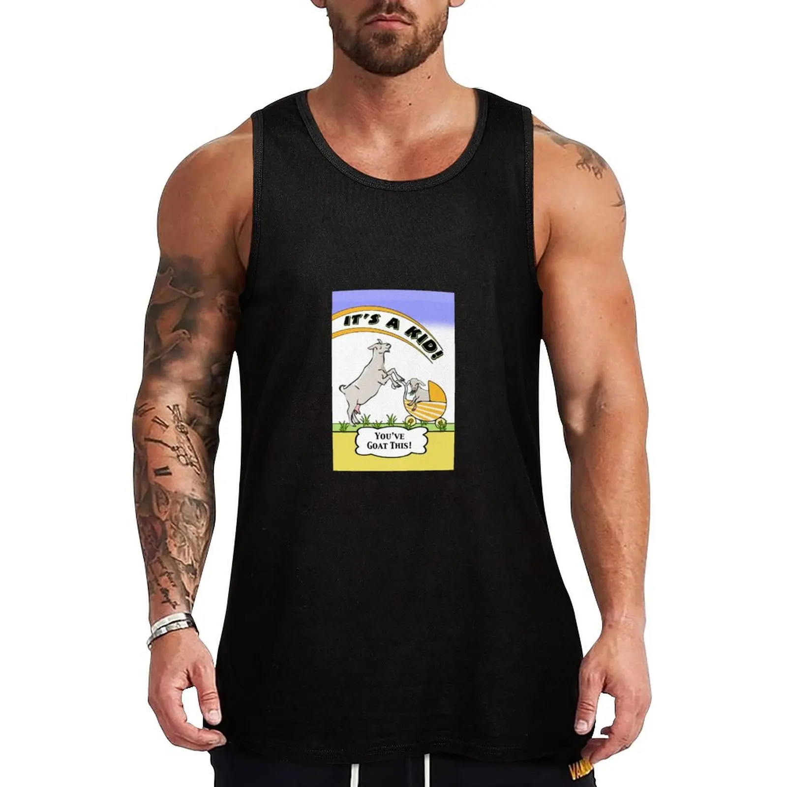 Funny New Baby Goat Kid Congratulations Tank Top Men sleeveless tee sleeveless tshirts for men
Funny New Baby Goat Kid Congratulations Tank Top Men sleeveless tee sleeveless tshirts for men