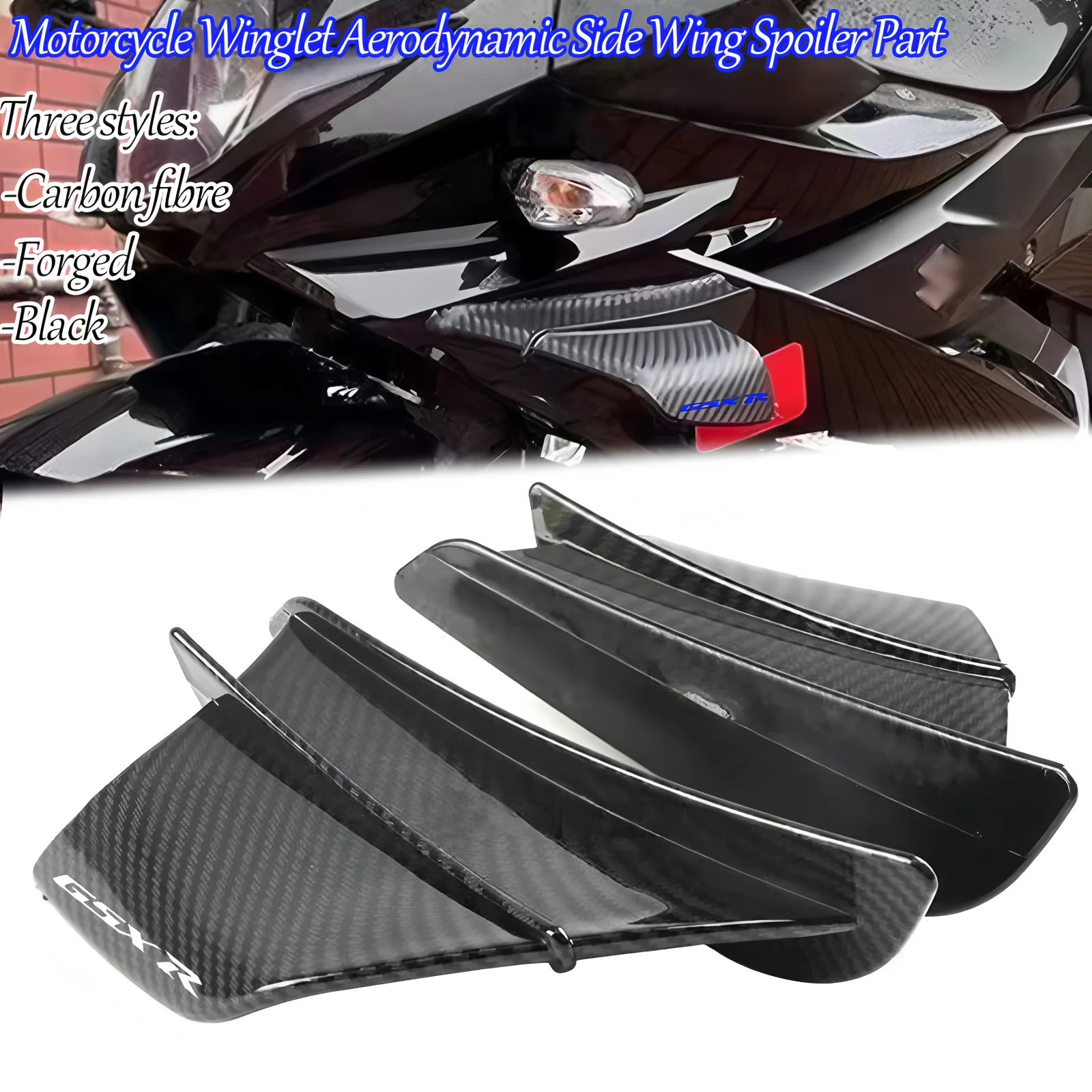 For Suzuki Gsxr 125/150 GSX250R GSX-R650 GSX-R750 GSX-R1000 GSX1300R GSX-R Motorcycles Accessories Winglet Aerodynamic Wing Kit
For Suzuki Gsxr 125/150 GSX250R GSX-R650 GSX-R750 GSX-R1000 GSX1300R GSX-R Motorcycles Accessories Winglet Aerodynamic Wing Kit