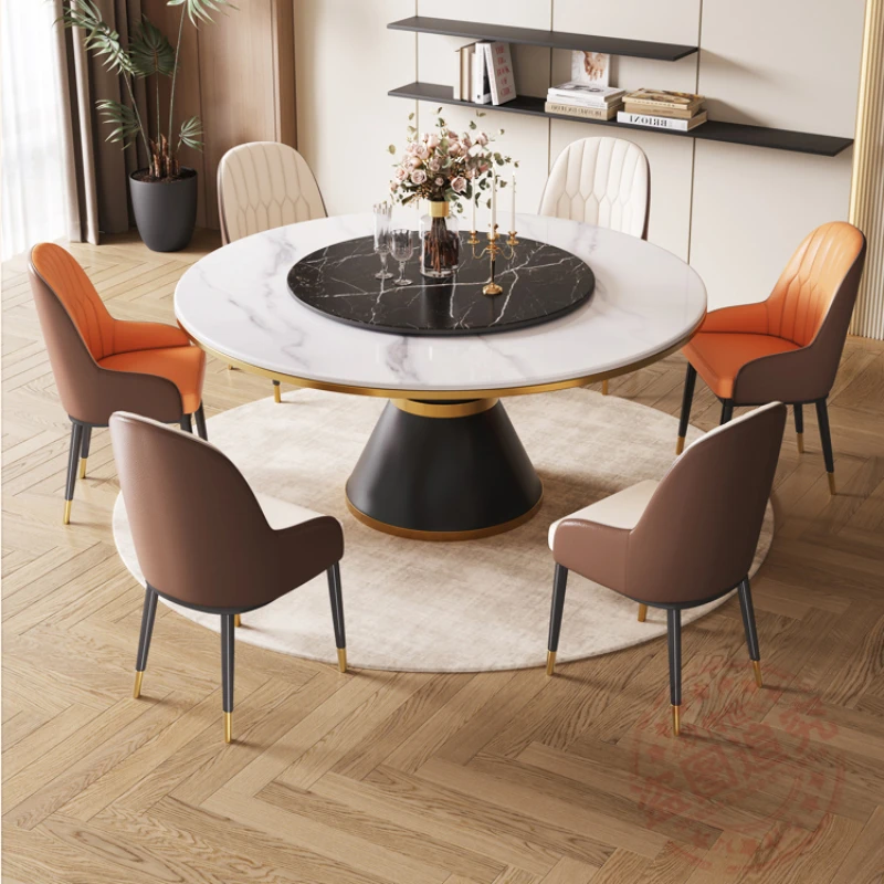 Luxury Marble Dining Table Round Modern Rock Plate Circular Turntable Restaurant Dining Home Esstisch Table Household YX50DT
Luxury Marble Dining Table Round Modern Rock Plate Circular Turntable Restaurant Dining Home Esstisch Table Household YX50DT