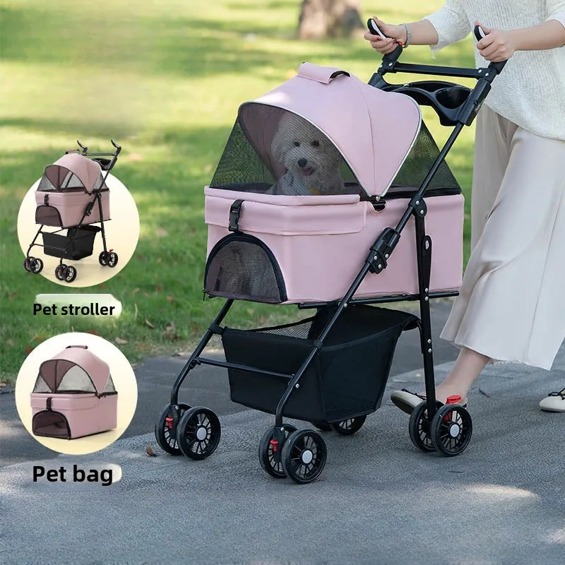 Lightweight Foldable Pet Stroller Detachable Basket Outdoor Dogs Cats Pet Trolley Walk The Dog Large Space Dog Trolley
Lightweight Foldable Pet Stroller Detachable Basket Outdoor Dogs Cats Pet Trolley Walk The Dog Large Space Dog Trolley