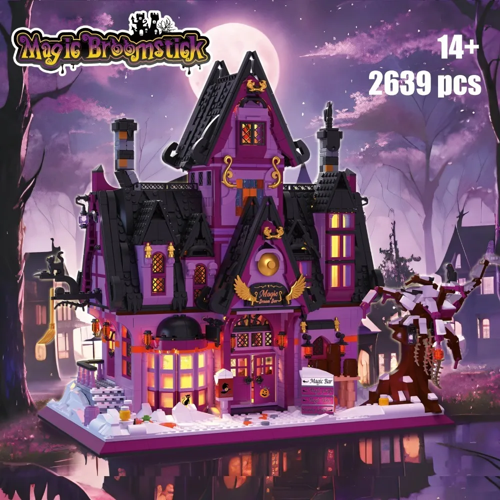 Creative Halloween Magic Shop Laboratory Castle Building Blocks Street View Bricks Model for Children Toys Gift
Creative Halloween Magic Shop Laboratory Castle Building Blocks Street View Bricks Model for Children Toys Gift