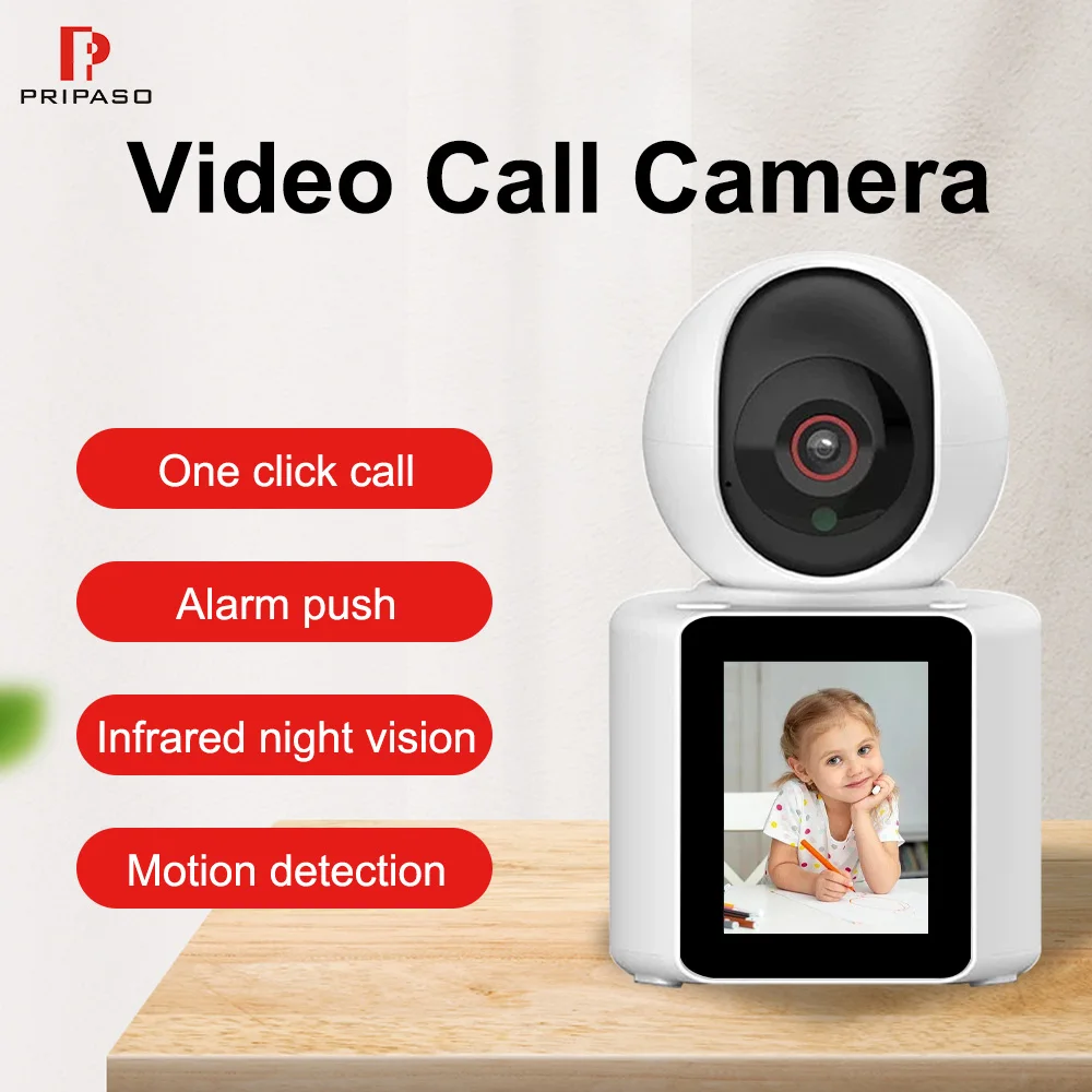 2.8 Inch Screen Video Call Camera 1080P HD Wireless PTZ Dome Cam Wifi AI Humanoid Detection Night Vision CCTV IP Home Security
2.8 Inch Screen Video Call Camera 1080P HD Wireless PTZ Dome Cam Wifi AI Humanoid Detection Night Vision CCTV IP Home Security
