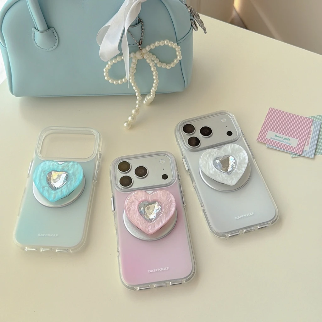 Gentle Solid Color Gradient Heart Rhinestone Magnetic Holder Wireless Charging Phone Cover Case for iPhone 17 16 15 14 Pro Max
Gentle Solid Color Gradient Heart Rhinestone Magnetic Holder Wireless Charging Phone Cover Case for iPhone 17 16 15 14 Pro Max