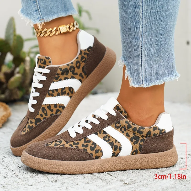 Women's Shoes Fashion Leopard Print Design Women Casual Shoes Retro Lace Up Vulcanized Shoes Women's Sneakers Zapatos De Mujer
Women's Shoes Fashion Leopard Print Design Women Casual Shoes Retro Lace Up Vulcanized Shoes Women's Sneakers Zapatos De Mujer