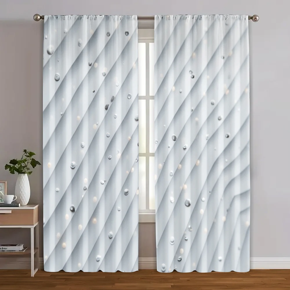 2pcs, Curtain Cloth Modern White 100% Polyester (without rod) Thermal Insulation, and Room Darkening Functions Perfect for
2pcs, Curtain Cloth Modern White 100% Polyester (without rod) Thermal Insulation, and Room Darkening Functions Perfect for