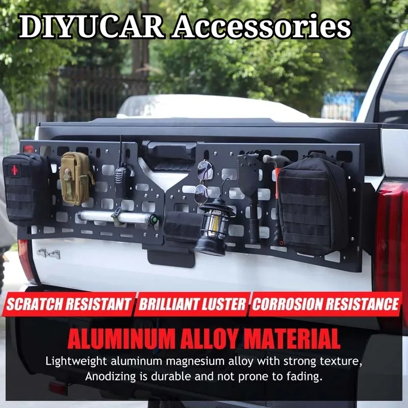For Toyota Tundra 2014-2026 Aluminum Alloy Black Car Tailgate Panel Luggage Rack Tool Organizer Rack Exterior Accessories
For Toyota Tundra 2014-2026 Aluminum Alloy Black Car Tailgate Panel Luggage Rack Tool Organizer Rack Exterior Accessories