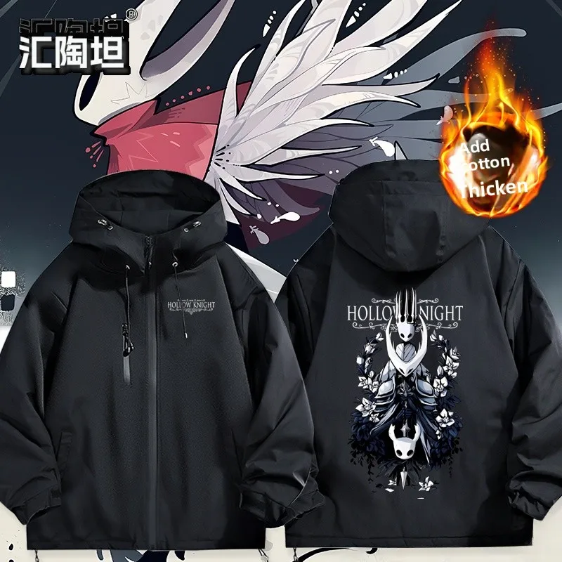 Hollow Knight Silk Song Game Collaborative Cotton Jaet ex Winter Coat Thiened Polyester Fiber Warm Long Sve Zipper
Hollow Knight Silk Song Game Collaborative Cotton Jaet ex Winter Coat Thiened Polyester Fiber Warm Long Sve Zipper