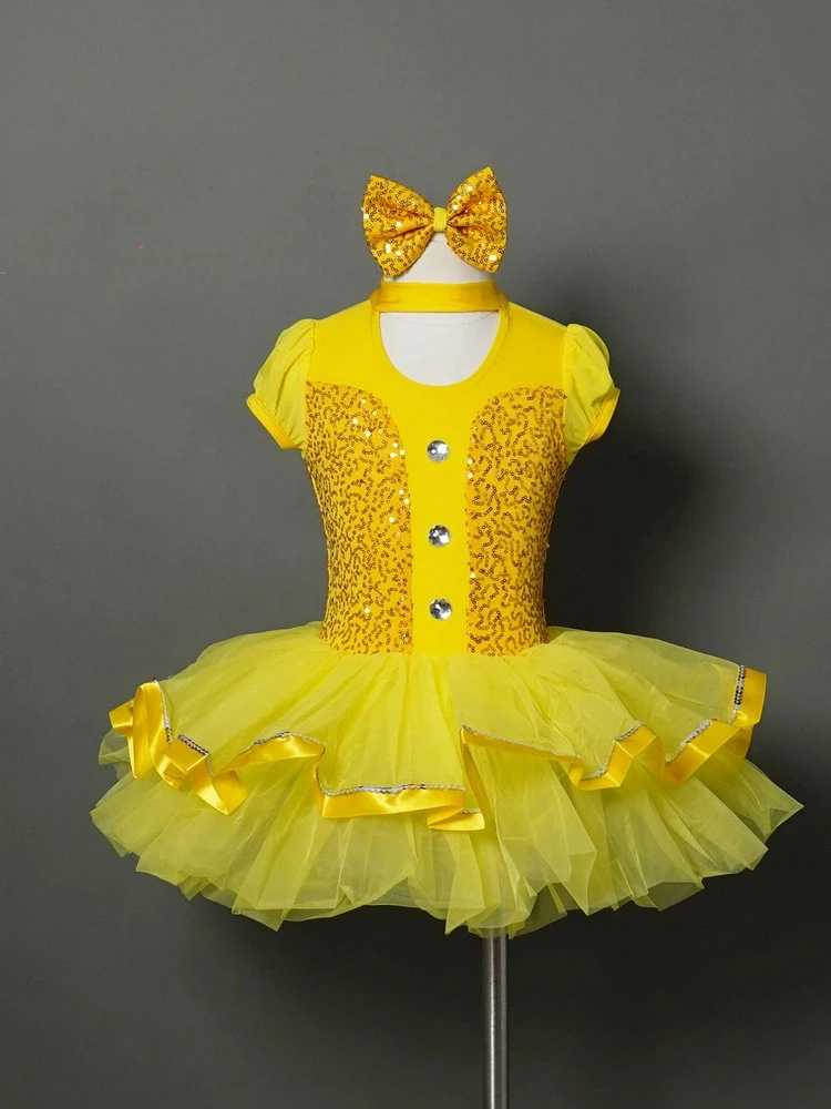 Dance Skirt, Yellow Sequins, Fluffy Gauze Skirt, Ballet Skirt, Children's Kindergarten Performance Costume
Dance Skirt, Yellow Sequins, Fluffy Gauze Skirt, Ballet Skirt, Children's Kindergarten Performance Costume