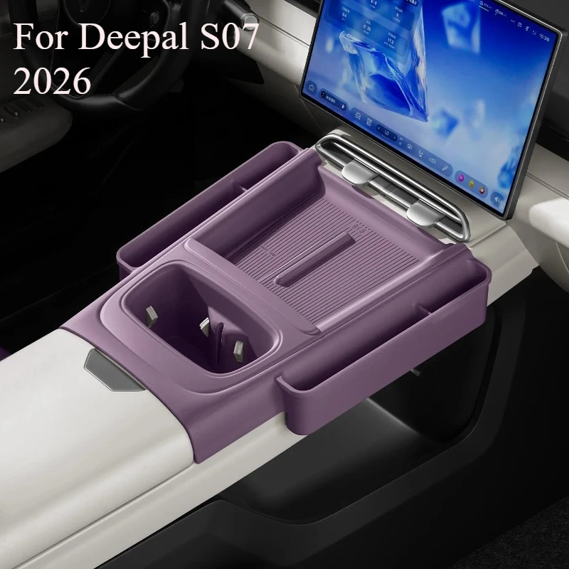 For Deepal S07 2026 Center Console Tray Mat Silicone Non-Slip Pad, Dashboard Storage Liner Cup Holder Phone Shelf Protector
For Deepal S07 2026 Center Console Tray Mat Silicone Non-Slip Pad, Dashboard Storage Liner Cup Holder Phone Shelf Protector