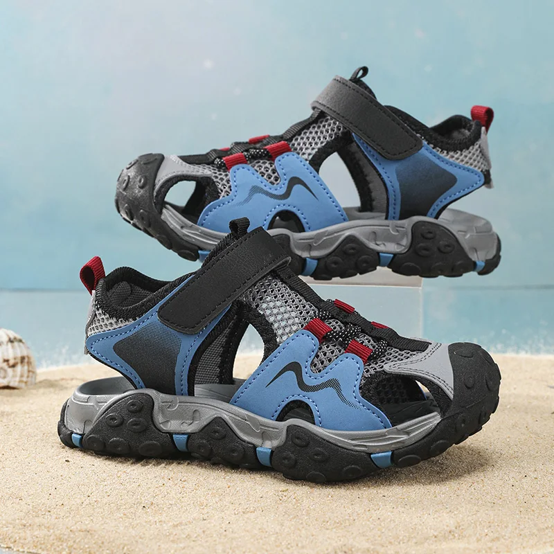 Ultra Light Kids Sports Shoes Summer Breathable Mesh Soft Sole Anti-collision Toe Hiking Footwear for Summer Trips
Ultra Light Kids Sports Shoes Summer Breathable Mesh Soft Sole Anti-collision Toe Hiking Footwear for Summer Trips