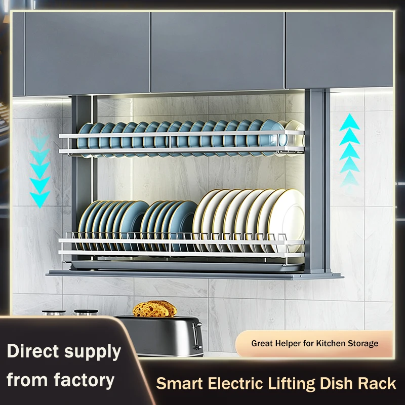 304 Stainless Steel Smart Automatic Pull Down Kitchen Overhead Cabinet Seasoning Rack With Touch And Voice Control Organizer
304 Stainless Steel Smart Automatic Pull Down Kitchen Overhead Cabinet Seasoning Rack With Touch And Voice Control Organizer