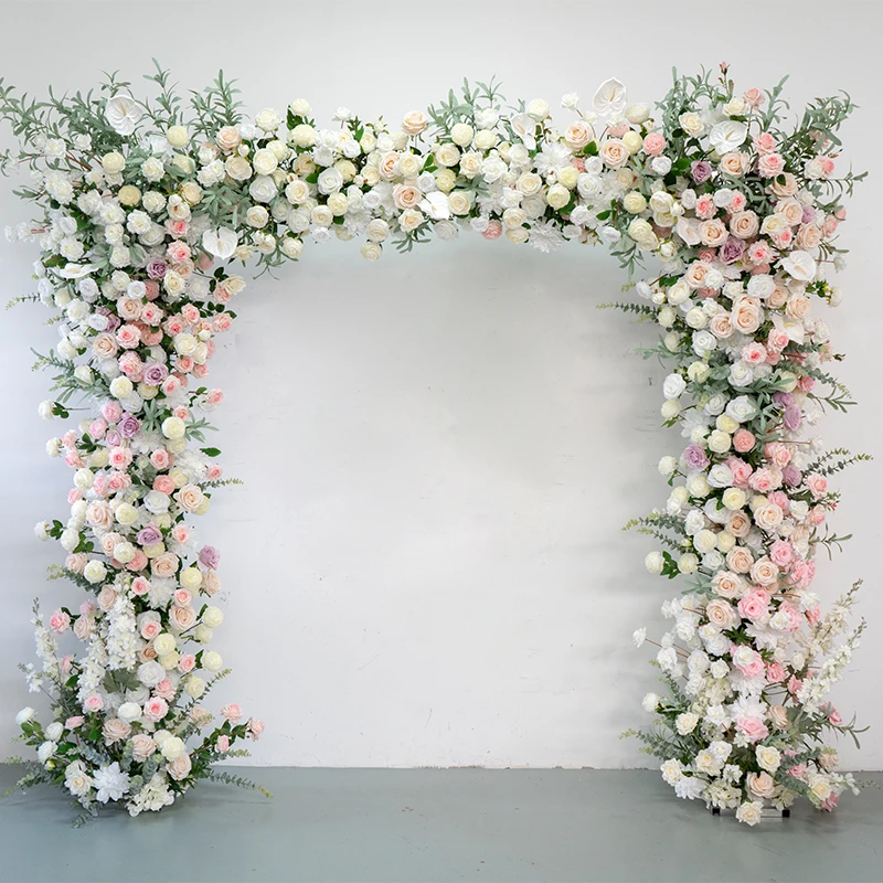 Customized Photography Background Decoration Square Arch Floral Arrangement, European Wedding Stage Flower Row Activities
Customized Photography Background Decoration Square Arch Floral Arrangement, European Wedding Stage Flower Row Activities