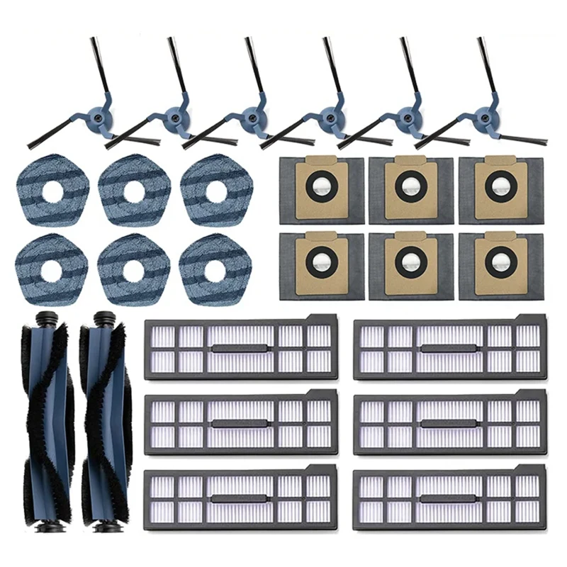 Сменные аксессуары для Eufy X10 Pro Omni, роликовая боковая щетка, фильтр, тряпка для швабры, накладки, пылесборник, запчасти для пылесоса
Сменные аксессуары для Eufy X10 Pro Omni, роликовая боковая щетка, фильтр, тряпка для швабры, накладки, пылесборник, запчасти для пылесоса