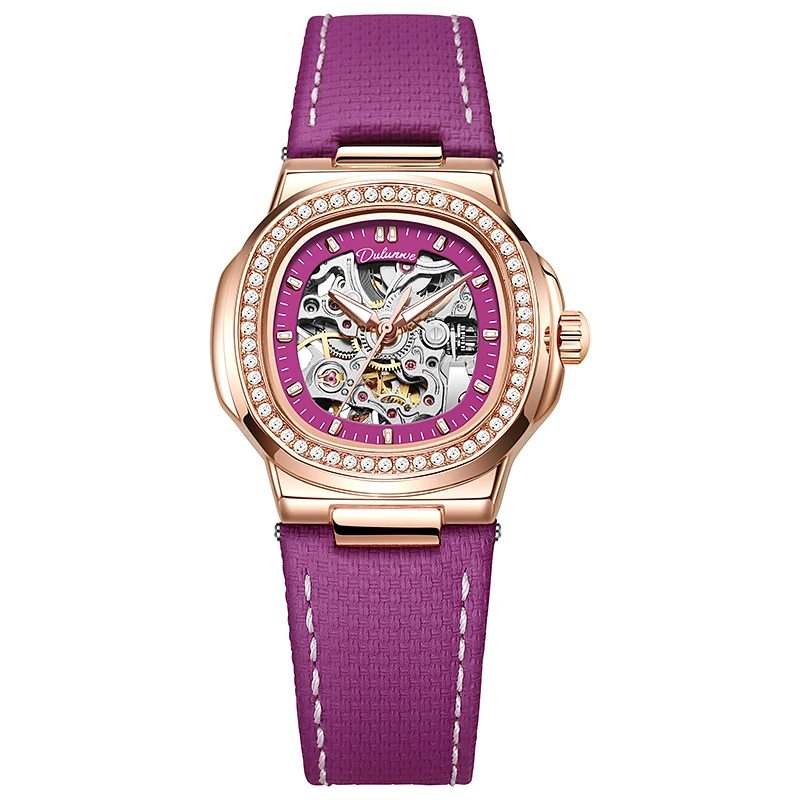 Dulunwe Luxury Brand Women'S Watch Automatic Skeleton Mechanical Watch Stainless Steel Waterproof Retro Submariner Watch
Dulunwe Luxury Brand Women'S Watch Automatic Skeleton Mechanical Watch Stainless Steel Waterproof Retro Submariner Watch