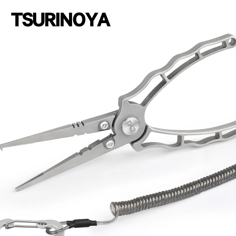 TSURINOYA Fishing Pliers Saltwater Hook Remover Crimping Pliers Stainless Steel Fishing Tackle RS-180 Braid Cutter Pesca Tools
TSURINOYA Fishing Pliers Saltwater Hook Remover Crimping Pliers Stainless Steel Fishing Tackle RS-180 Braid Cutter Pesca Tools