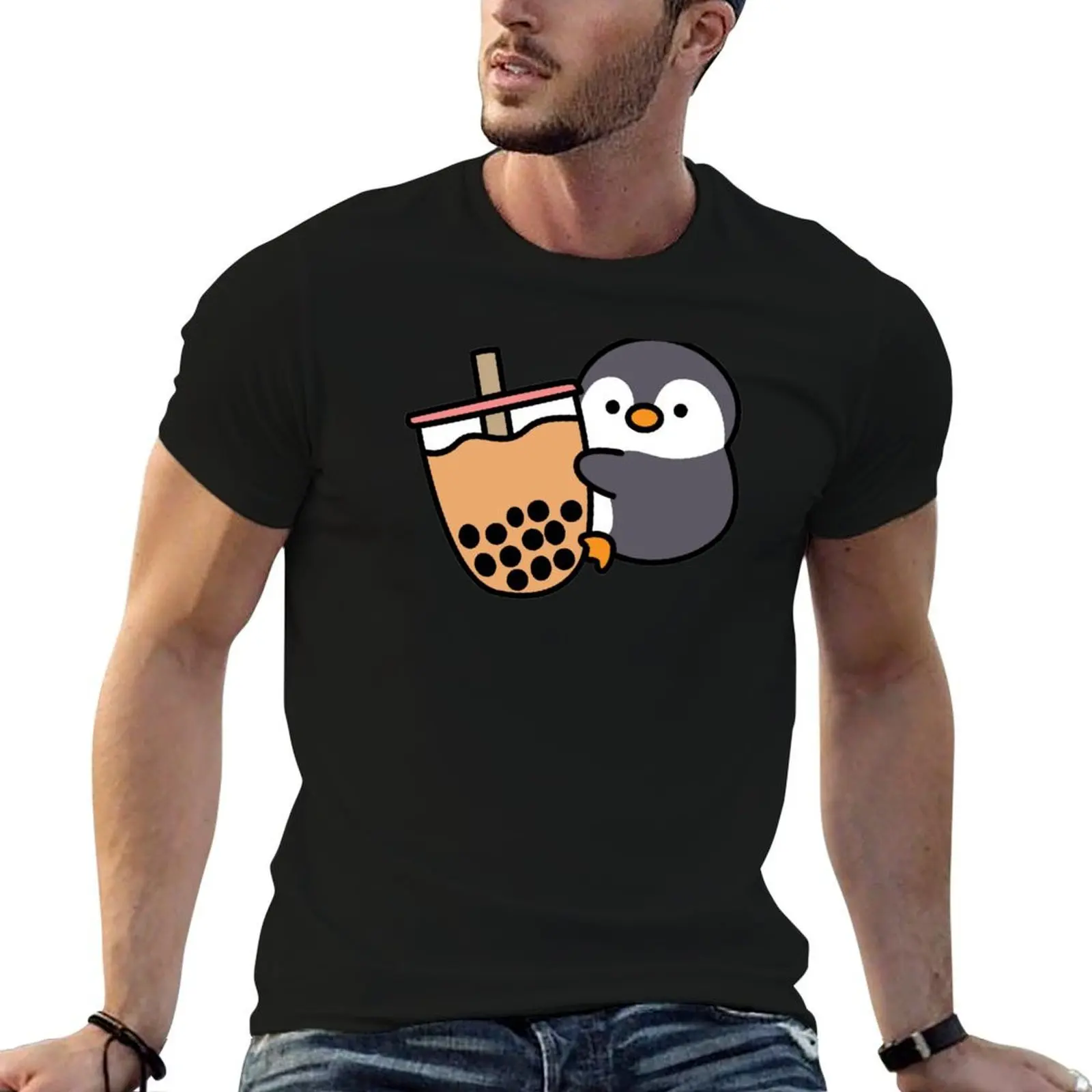 Cute Penguin Bubble Tea Kawaii Boba Milk Tea Happy Animal Gift for Him Gift for Her Children Pet Design T-Shirt
Cute Penguin Bubble Tea Kawaii Boba Milk Tea Happy Animal Gift for Him Gift for Her Children Pet Design T-Shirt
