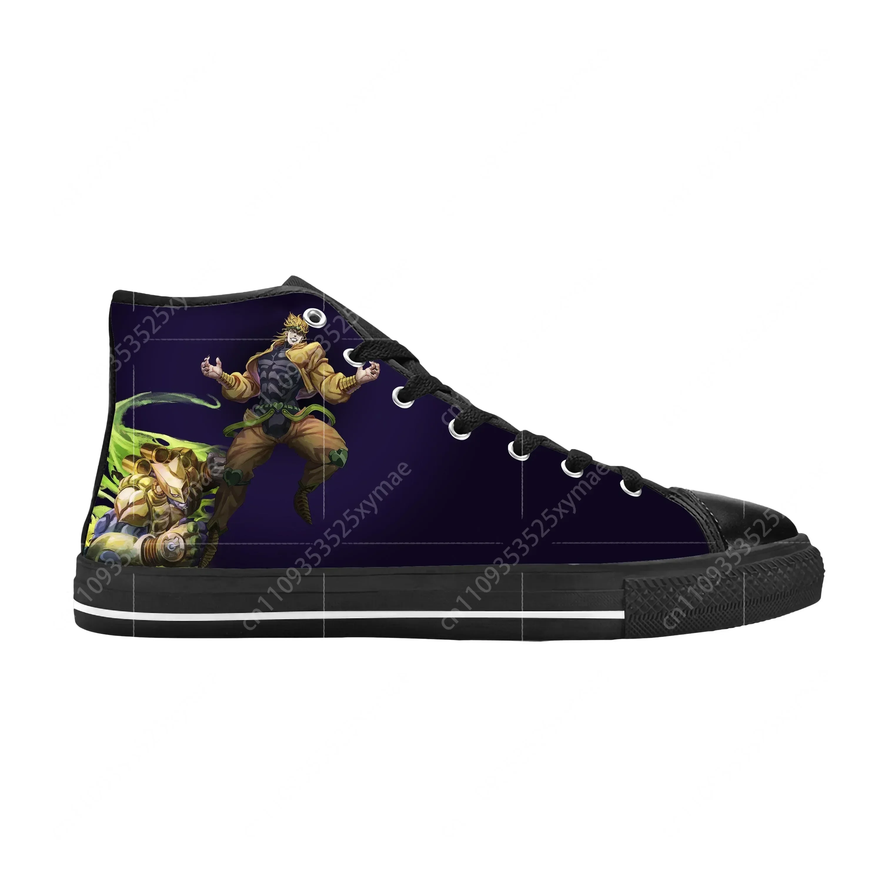 Japanese Anime Jojo Bizarre Adventure Dio Brando Casual Cloth Shoes High Top Comfortable Breathable 3D Print Men Women Sneakers
Japanese Anime Jojo Bizarre Adventure Dio Brando Casual Cloth Shoes High Top Comfortable Breathable 3D Print Men Women Sneakers