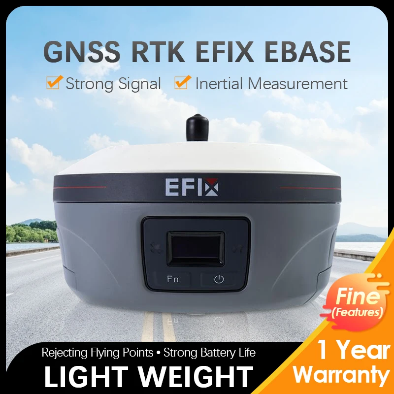 Новое оборудование для наблюдения RTK GPS Base и Rover eBase Gnss приемник 1608 каналов Efix EBase ру Tilt
Новое оборудование для наблюдения RTK GPS Base и Rover eBase Gnss приемник 1608 каналов Efix EBase ру Tilt